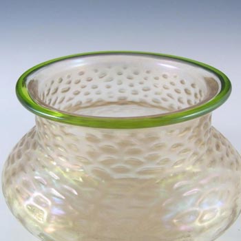 Art Nouveau 1900's Iridescent Glass Antique Vase