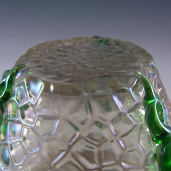 Kralik Art Nouveau 1900's Iridescent Glass "Martelé" Jug