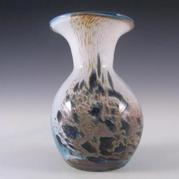 Mdina Maltese 'Seascape' Glass Vase - Labelled