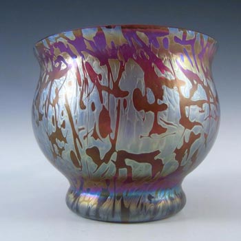 Royal Brierley Iridescent Glass 'Studio' Vase - Marked