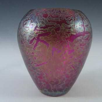 Royal Brierley Iridescent Glass \'Studio\' Vase - Marked #2