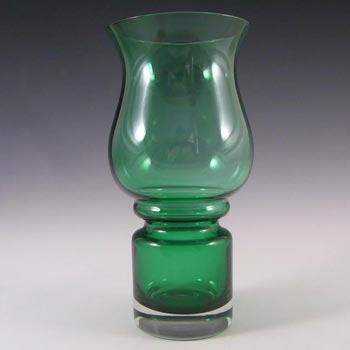 Riihimaki #1512 Riihimaen Green Glass 'Tulppaani' Vase