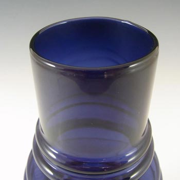 Riihimaki #1516 Riihimaen Blue Glass 'Tulppaani' Vase