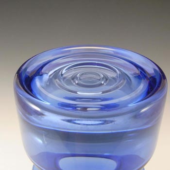 Riihimaki #1472 Riihimaen Tamara Aladin Blue Glass Vase