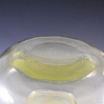 Thomas Webb Victorian Vaseline / Uranium Opalescent Glass Vase