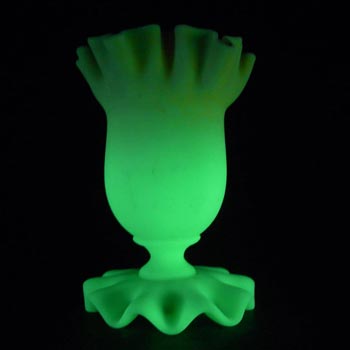 (image for) Thomas Webb Victorian Burmese Uranium Glass Vase