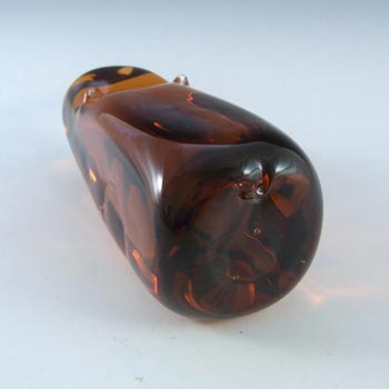 Wedgwood Topaz/Amber Glass Hippo SG461 - Marked