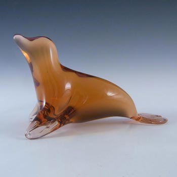 Wedgwood Topaz/Amber Glass Seal RSW237 - Marked