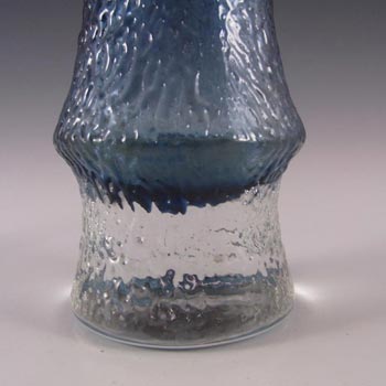 Wedgwood/Stennett-Willson Blue Glass Textured Vase