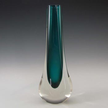 Whitefriars #9571 Green Glass Teardrop Vase