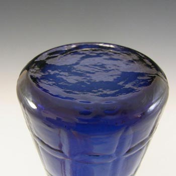 Alsterfors #AV422 Swedish / Scandinavian Blue Glass Vase