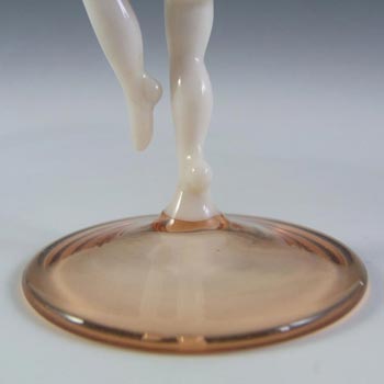 Bimini / Lauscha 1930's Art Deco Austrian Nude Lady Spirit Glass