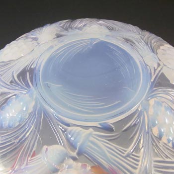 Jobling #5000 Art Deco Opaline/Opalescent Glass Fircone Bowl