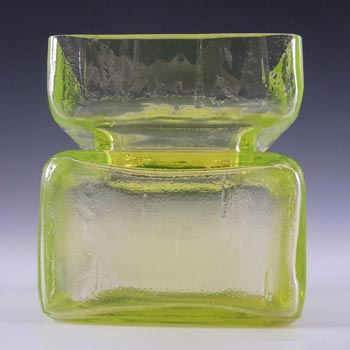 Riihimaki 'Pala' Riihimaen Helena Tynell Uranium Glass Vase