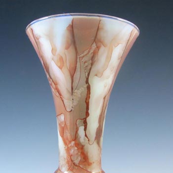 Stelvia Italian Empoli 'Fatto A Mano' Glass Vase