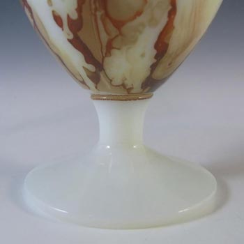 Stelvia Italian Empoli 'Fatto A Mano' Glass Vase