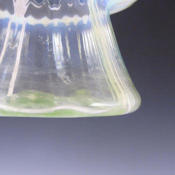 Victorian Vaseline/Uranium Opalescent Glass Posy Vase