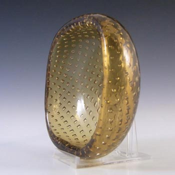 Venini Murano Glass Bullicante Bowl by Carlo Scarpa - Marked