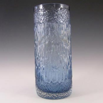 Wedgwood Blue Glass Textured Vase by Ronald Stennett-Willson