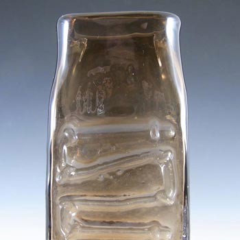 Whitefriars #9671 Baxter Cinnamon Glass Totem Pole Vase