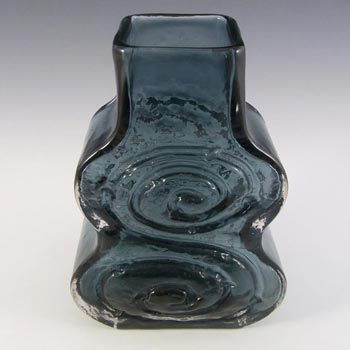 Whitefriars #9675 Baxter Indigo Textured Glass Cello Vase