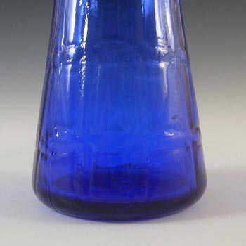 Alsterfors #AV422 Swedish / Scandinavian Blue Glass Vase