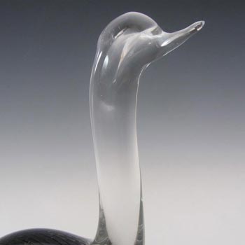 FM Konstglas/Marcolin Fumato Glass Swan #039 - Signed