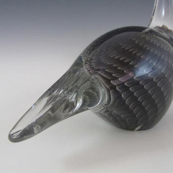 FM Konstglas/Marcolin Fumato Glass Swan #039 - Signed