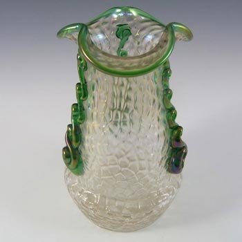 Kralik Art Nouveau 1900's Iridescent Glass "Martelé" Vase #3