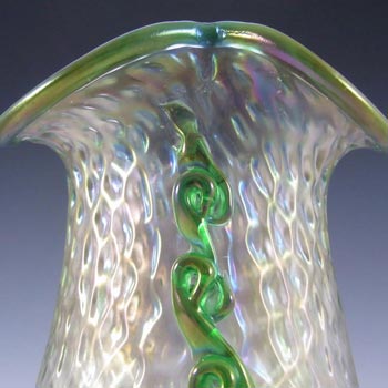 Kralik Art Nouveau 1900's Iridescent Glass "Martelé" Vase #3