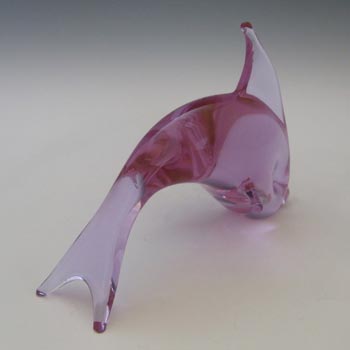 Neodymium/Alexandrite Italian/Murano Glass Dolphin - Labelled