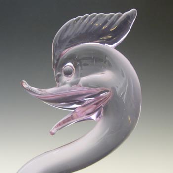 Neodymium/Alexandrite Glass Swan/Duck - Changes Colour!