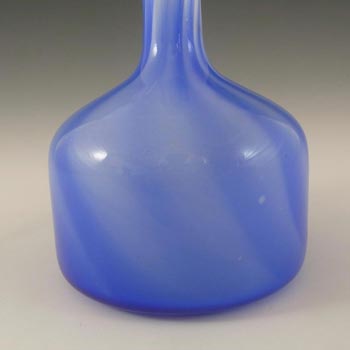 Vetreria Artistica Sanminiatello Empoli Blue & White Glass Vase