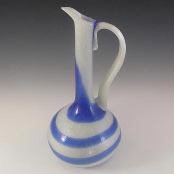 RARE Large Murano Pulegoso Glass Jug/Pitcher/Vase - Click Image to Close