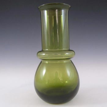 Riihimaki #1518 Riihimaen Green Glass 'Tuulikki' Vase