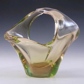 Skrdlovice #5518 Czech Glass 'Elegance' Bowl by Marie Veliskova