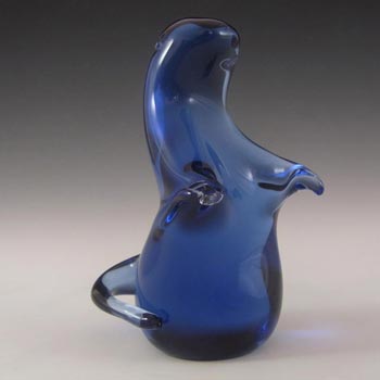 Wedgwood Sapphire/Blue Glass Otter RSW416 - Marked