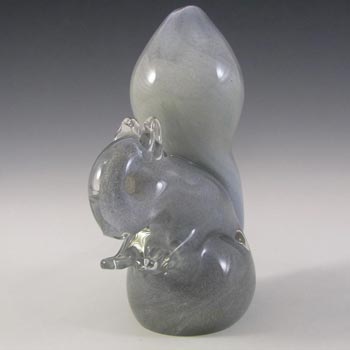 Wedgwood Grey Glass Squirrel Paperweight RSW410 - Marked