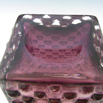 Whitefriars #9817 Baxter Amethyst Textured Glass Chess Vase