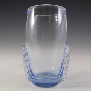 Whitefriars #9359 1950\'s Sapphire Blue Glass Vase