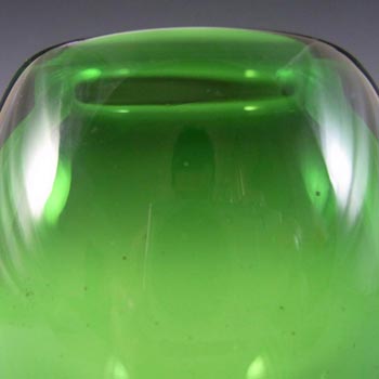 Whitefriars #9518 Baxter Meadow Green Glass Ovoid Vase