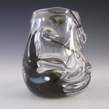 Whitefriars #9608 Wilson/Dyer Streaky Glass Knobbly Vase