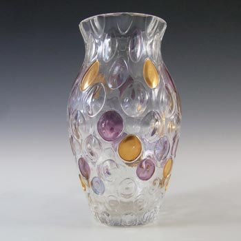 Borske Sklo Retro Czech Glass 'Nemo' Vase by Max Kannegiesser
