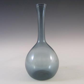 Gullaskruf Swedish Blue Glass 5.25" Vase - Arthur Percy 1952