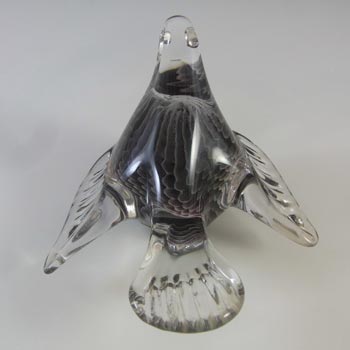 SIGNED & LABELLED Marcolin/FM Konstglas Fumato Glass Bird