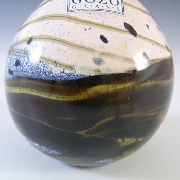 LABELLED Gozo Maltese Glass 'Seashell' Vase