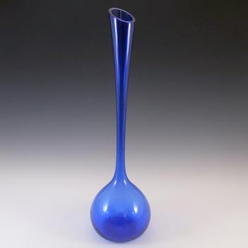 HUGE Gullaskruf/Arthur Percy Swedish Blue Glass Vase