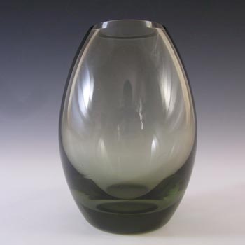 Holmegaard #15388 Per Lutken Smoky Glass 'Hellas' Vase - Signed