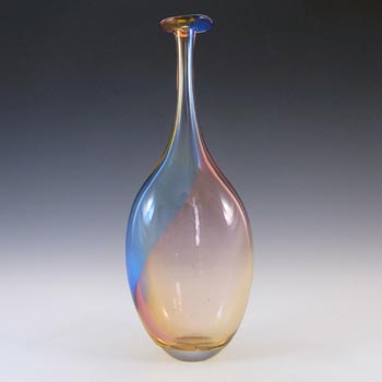 SIGNED Kosta Boda \"Fidji\" Glass Vase by Kjell Engman