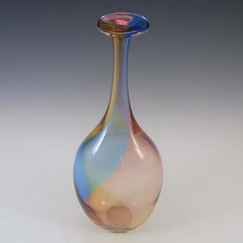SIGNED Kosta Boda "Fidji" Glass Vase by Kjell Engman